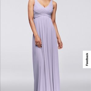David’s Bridal Iris Bridesmaid Dress - Size 10